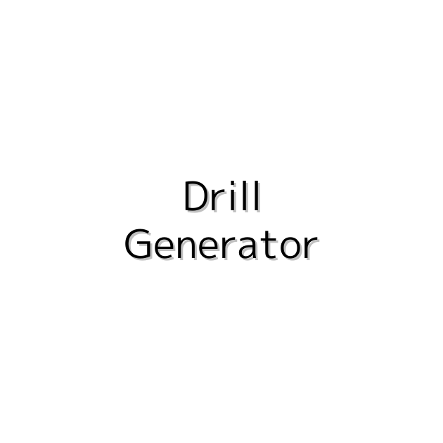 Drill Generator LAZE SOFTWARE