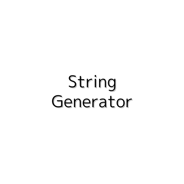 String Generator LAZE SOFTWARE